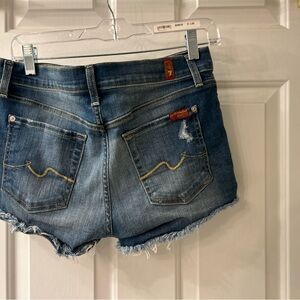 7th Ray Blue Jean Shorts